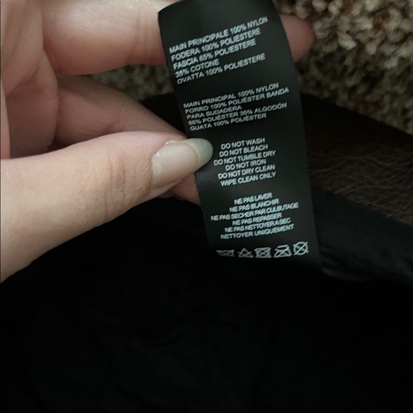 Free People Brown Carrie Distressed Lieutenant Hat New faux leather cap - Picture 11 of 11